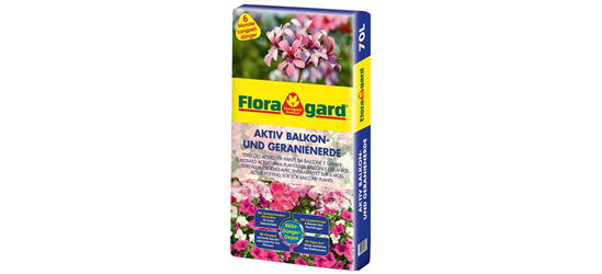 Floragard Aktiv Balkon- und Geranienerde 70l