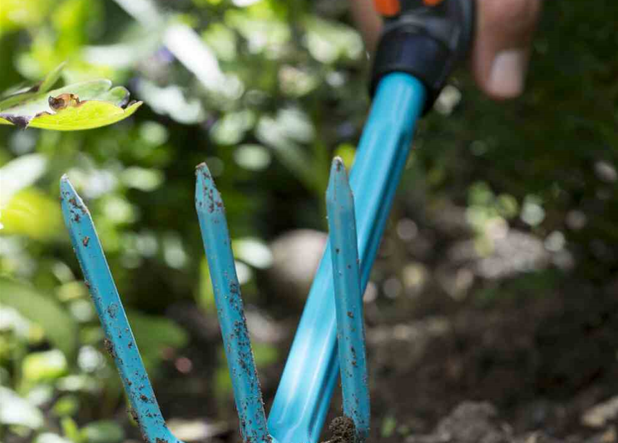 Gardena combisystem-Kleinhäckchen gerades Blatt 3 Zinken