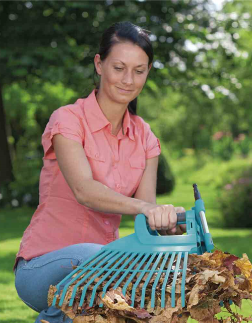 Gardena combisystem-Kunststoff-Fächerbesen XXL vario 77 cm Arbeitsbreite