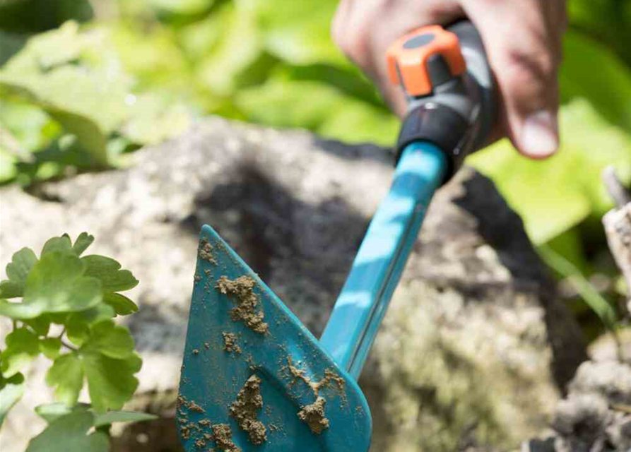 Gardena Combisystem Kleinhäckchen herzförmiges Blatt 2 Zinken