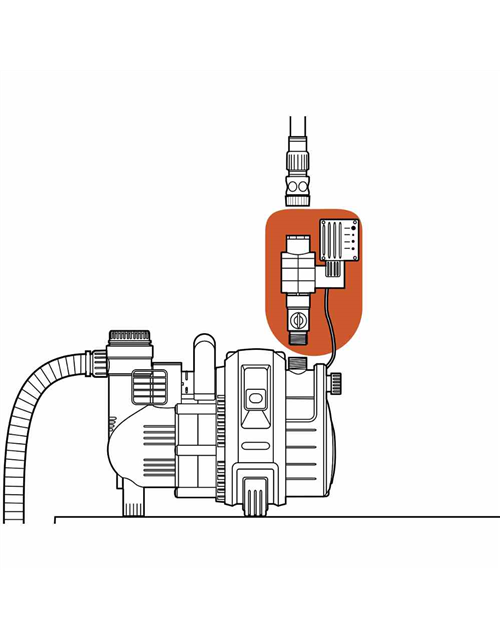 Gardena Elektronischer Druckschalter mit Trockenlaufsicherung