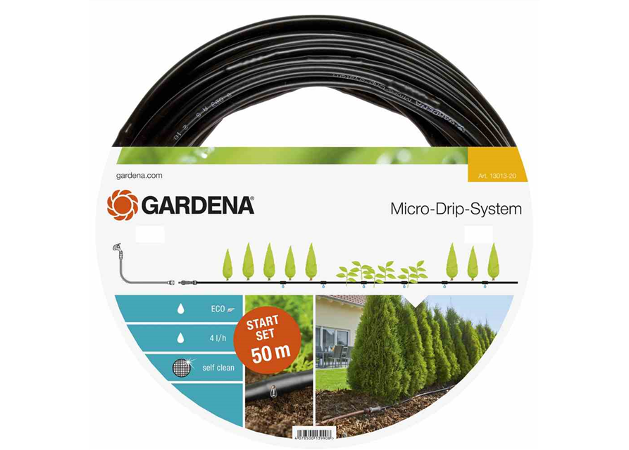 Gardena Micro-Drip-System Start Set Pflanzenreihen L 50 m