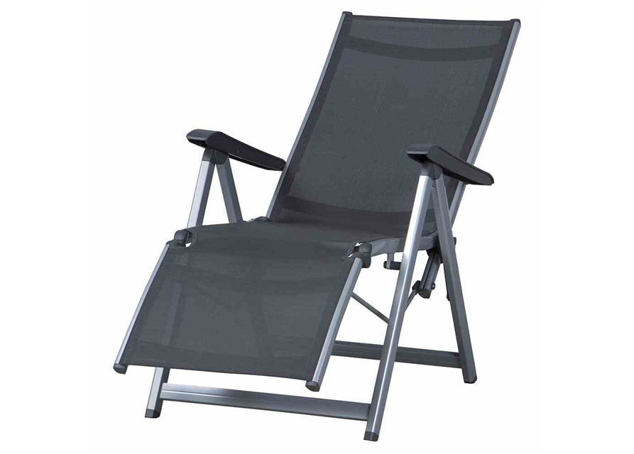 Kettler Relaxsessel Basic Plus Silber-Anthrazit