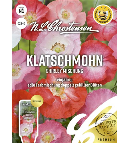 Klatschmohnsamen 'Shirley'