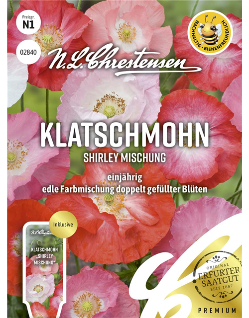 Klatschmohnsamen 'Shirley'