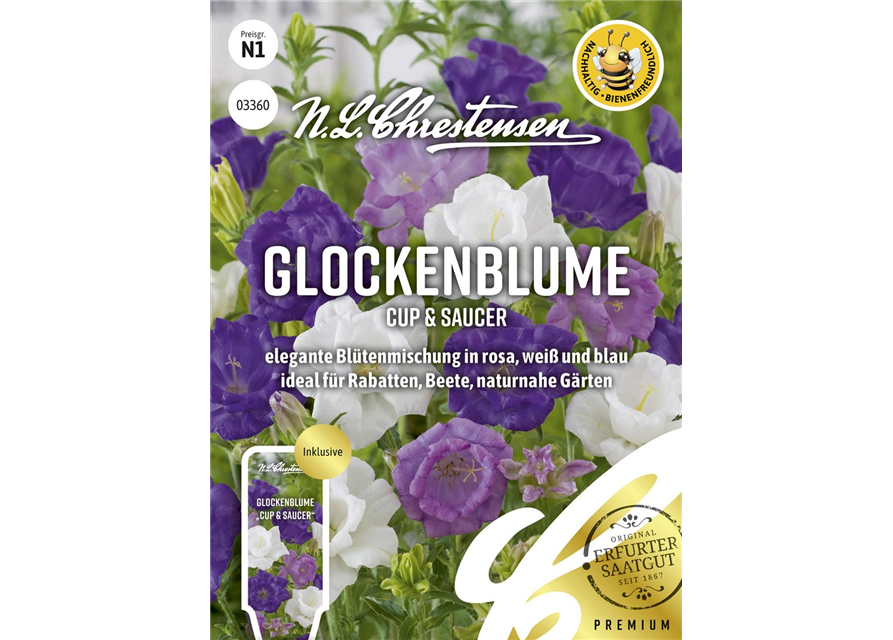 Marien-Glockenblume-Samen 'Cup & Saucer'