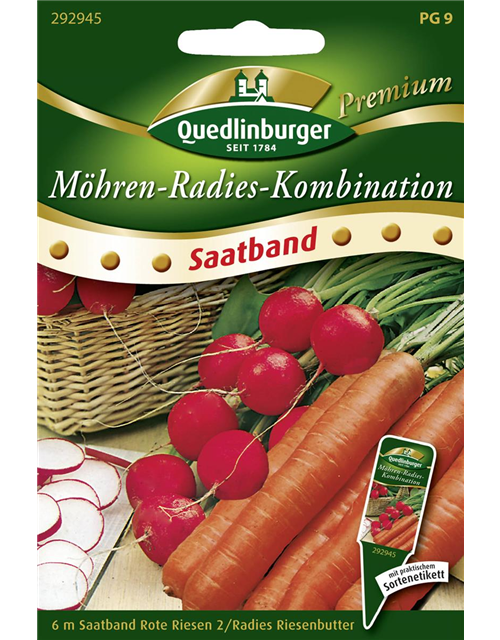 Möhren-Radies-Kombination-Samen