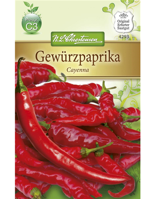 Paprikasamen 'Gewürzpfeffer Cayenna'