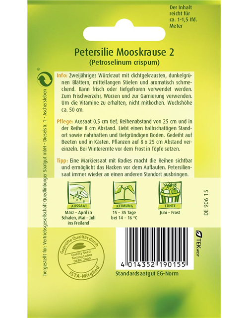 Petersiliensamen 'Mooskrause 2'