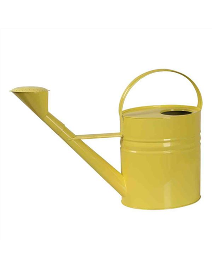 Siena Garden Gießkanne , 10 Liter, 56x19x40 cm gelb Stahlblech