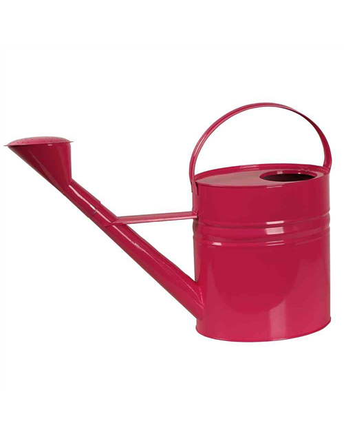 Siena Garden Gießkanne , 10 Liter, 56x19x40 cm pink Stahlblech