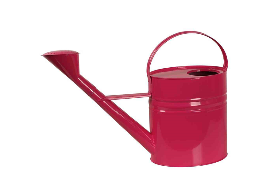 Siena Garden Gießkanne , 10 Liter, 56x19x40 cm pink Stahlblech