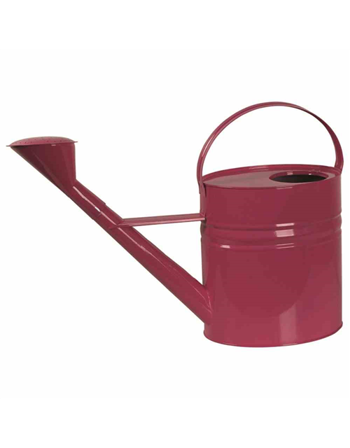 Siena Garden Gießkanne , 10 Liter, 56x19x40 cm pink Stahlblech