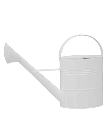 Siena Garden Gießkanne , 10 Liter, 56x19x40 cm weiß Stahlblecharden 