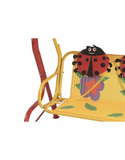 Siena Garden Kinderschaukel Marie 75x115x118 cm rot