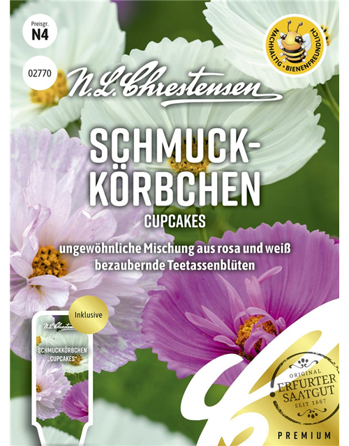 Schmuckkörbchensamen 'Cupcakes Mix'