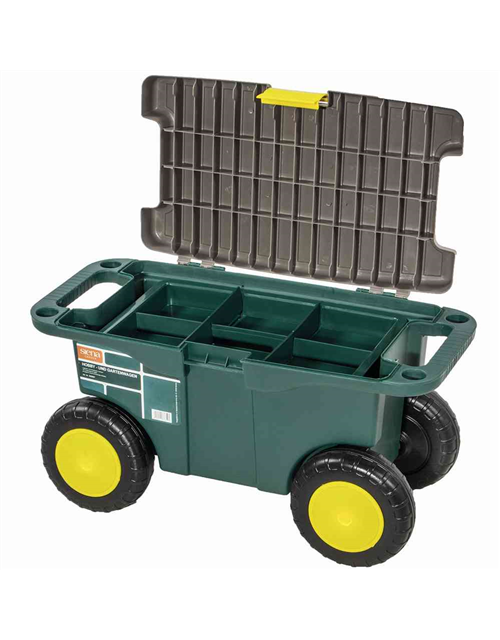 Siena Garden Gartenkarre Hobby- und Gartenwagen 55x30x27 cm grün und grau Kunststoff