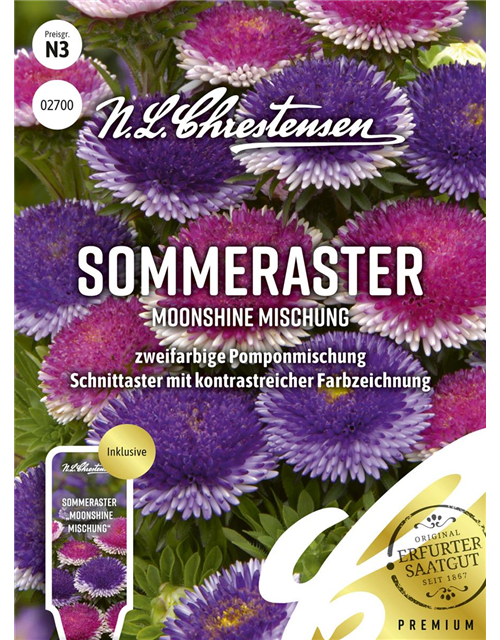 Somerastersamen 'Moonshine Mischung'