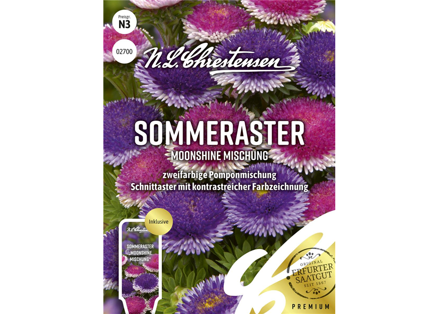 Somerastersamen 'Moonshine Mischung'