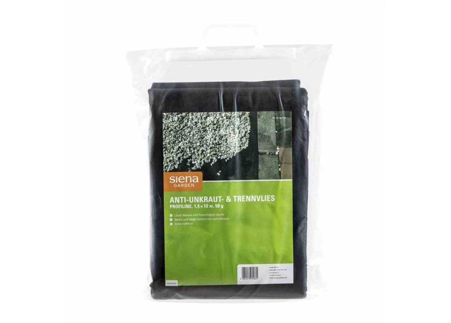 Siena Garden Anti-Unkrautvlies 1,5x10m, 100g schwarz