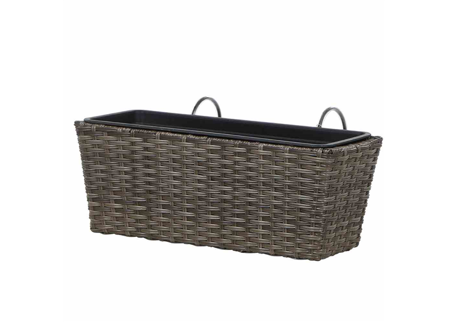 Siena Garden Balkonkasten Vio 50x19x22,5 cm grau