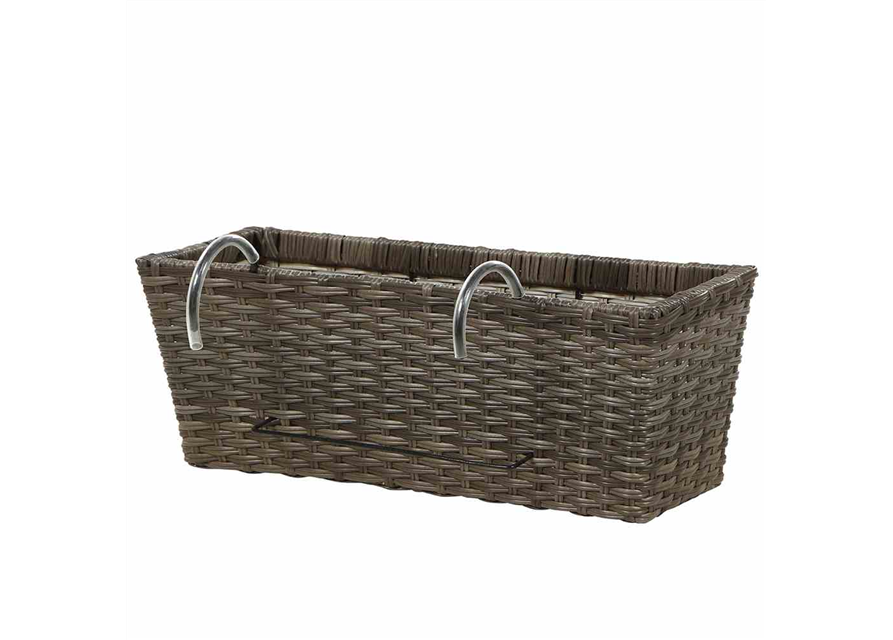 Siena Garden Balkonkasten Vio 50x19x22,5 cm grau