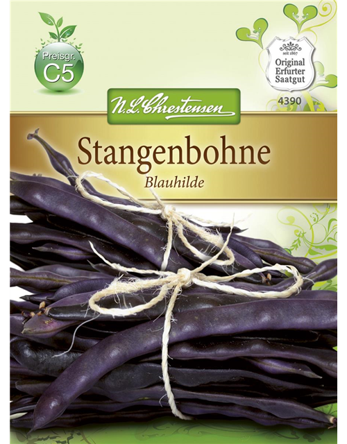 Stangenbohnensamen 'Blauhilde'