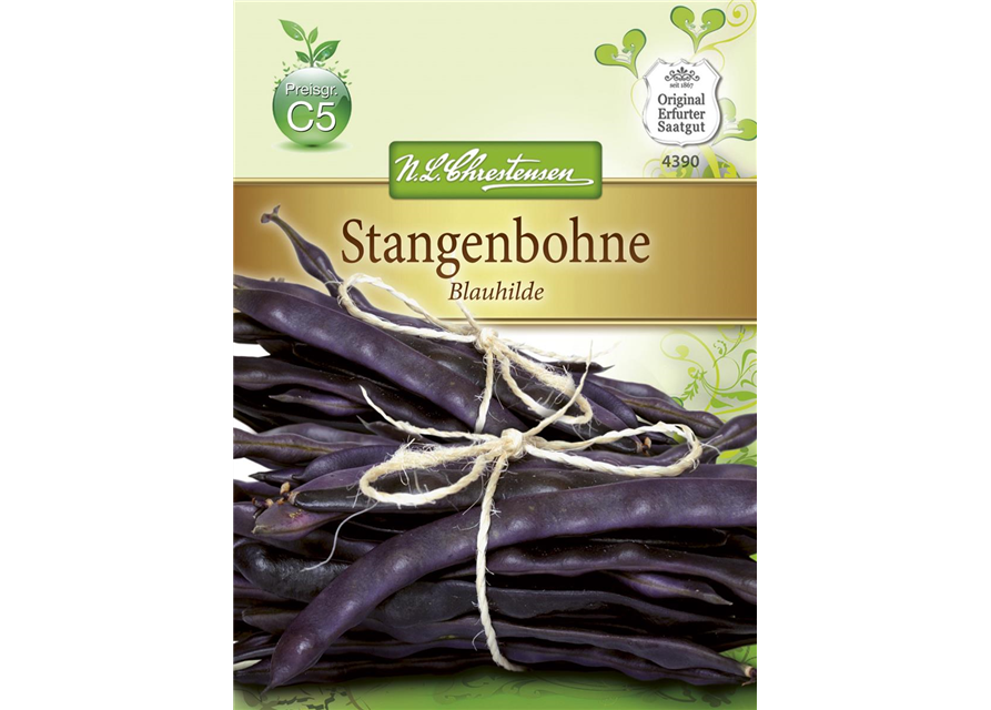 Stangenbohnensamen 'Blauhilde'