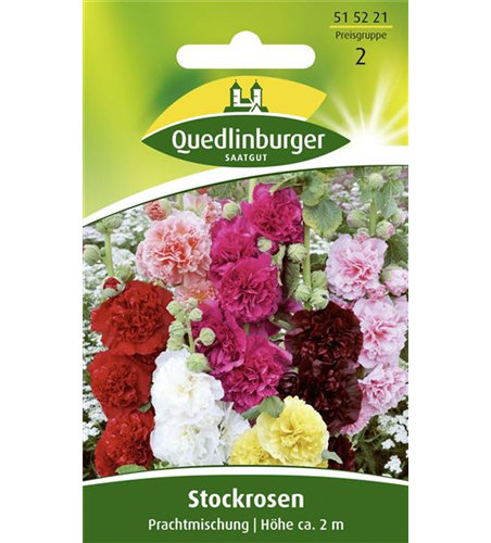 Stockrosensamen 'Prachtmischung'