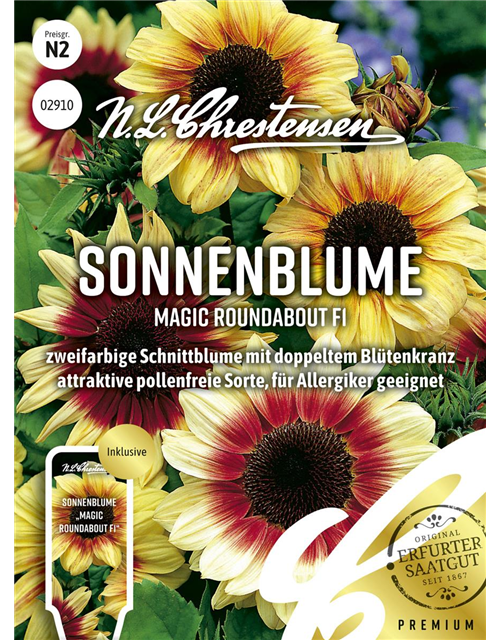 Sonnenblumensamen 'Magic Roundabout F1'