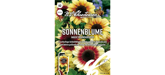 Sonnenblumensamen 'Magic Roundabout F1'