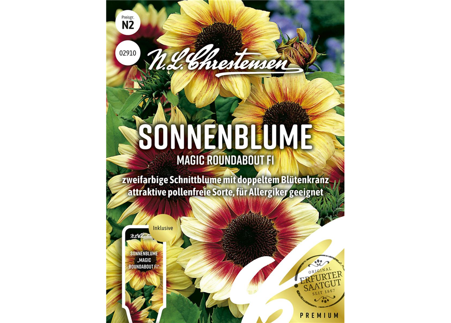 Sonnenblumensamen 'Magic Roundabout F1'