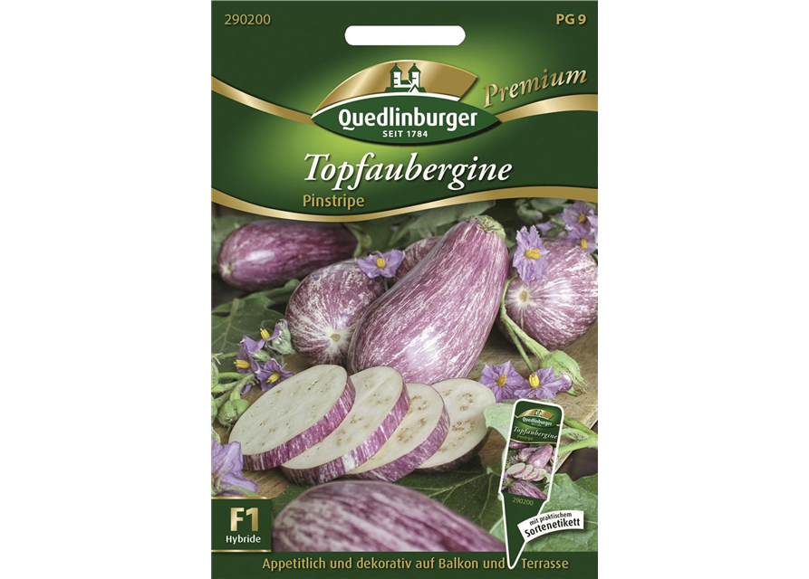 Auberginensamen 'Pinstripe F1'