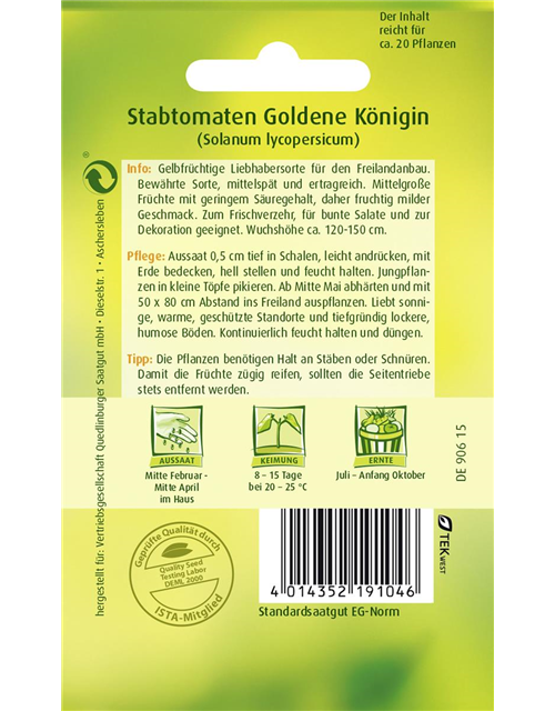 Tomatensamen 'Goldene Königin'