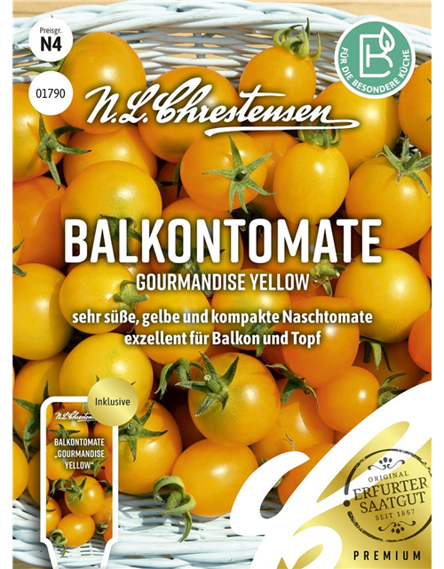 Tomatensamen 'Gourmandise Yellow'