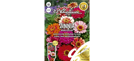 Zinniensamen 'Whirlygig'