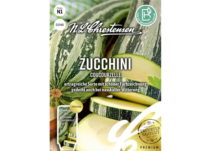 Zucchinisamen 'Coucourzelle'