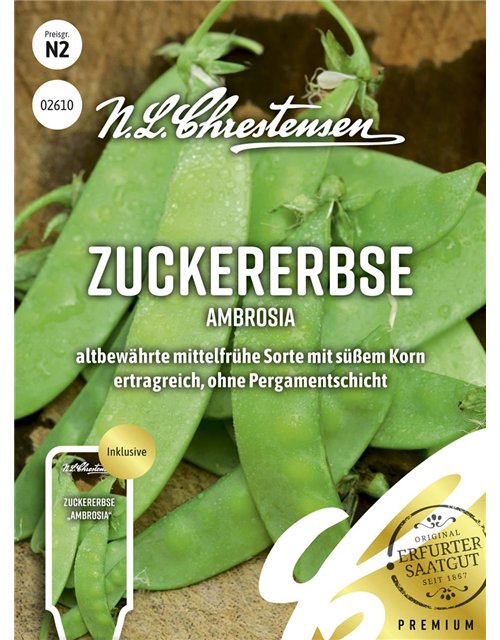 Zuckererbsensamen 'Ambrosia'