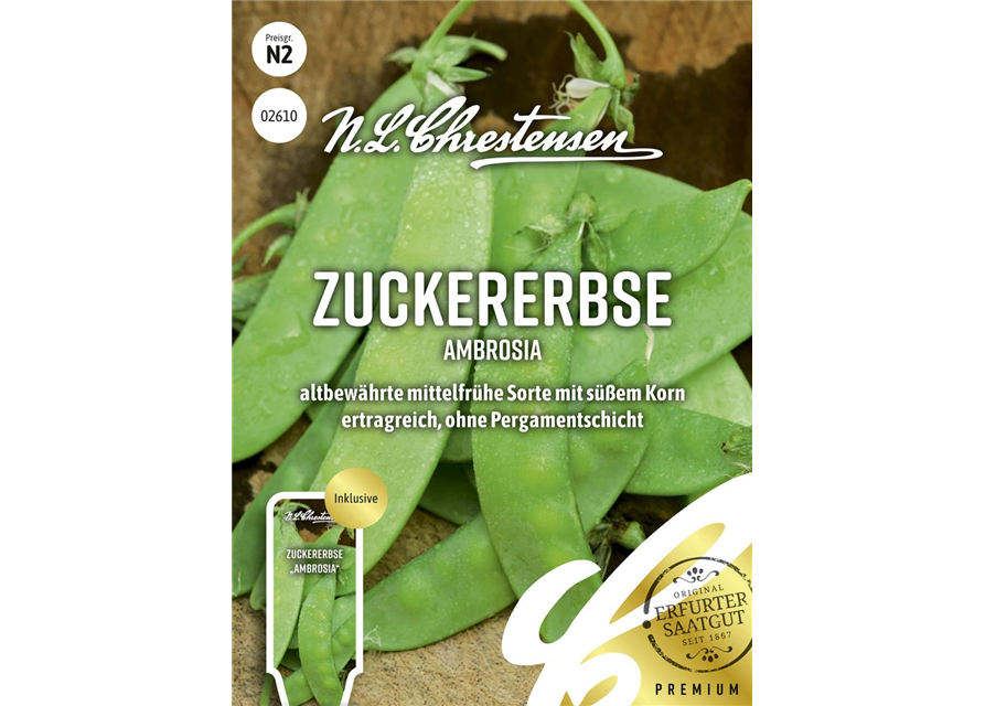 Zuckererbsensamen 'Ambrosia'