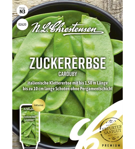 Zuckererbsensamen 'Carouby'