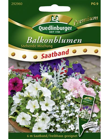 Balkonblumensamen 'Stehende Mischung'