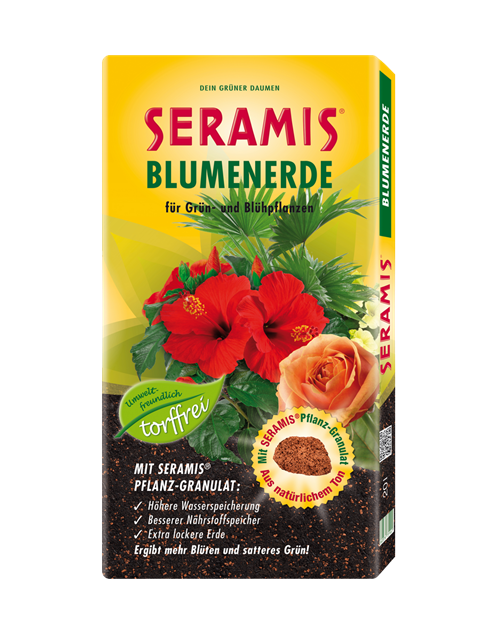 Seramis Blumenerde ohne Torf