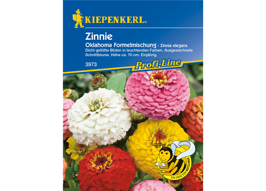 Garten-Zinnie 'Oklahoma-Formelmix'