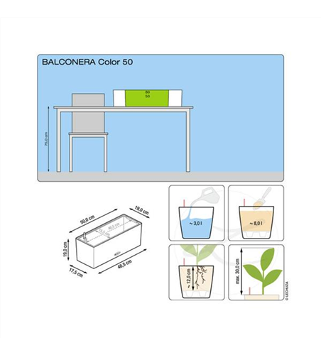 LECHUZA BALCONERA Color 50 