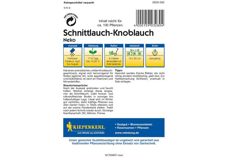 Schnittknoblauch 'Neko'