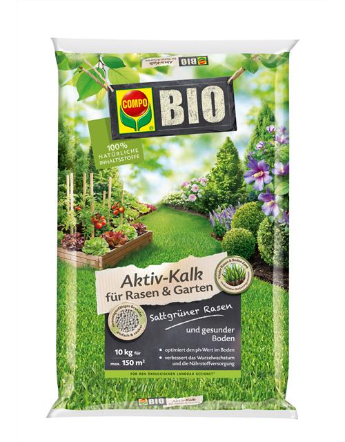 Compo BIO Aktiv-Kalk für Rasen & Garten 