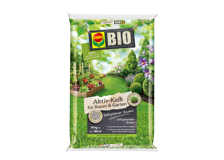 Compo BIO Aktiv-Kalk für Rasen & Garten 