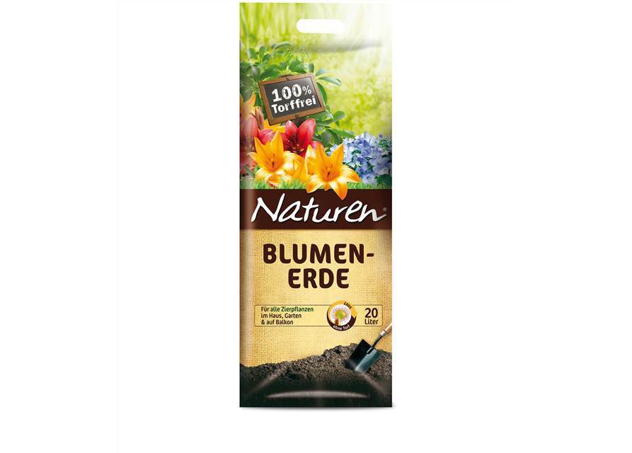 Naturen Blumenerde ohne Torf