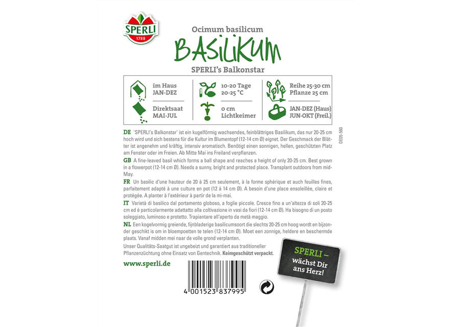 Garten-Basilikum 'Balkonstar'