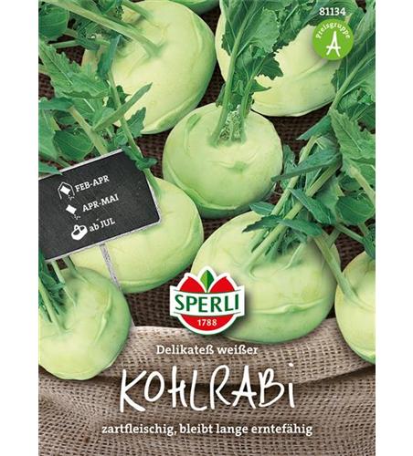 Kohlrabi 'Weißer Delikateß'